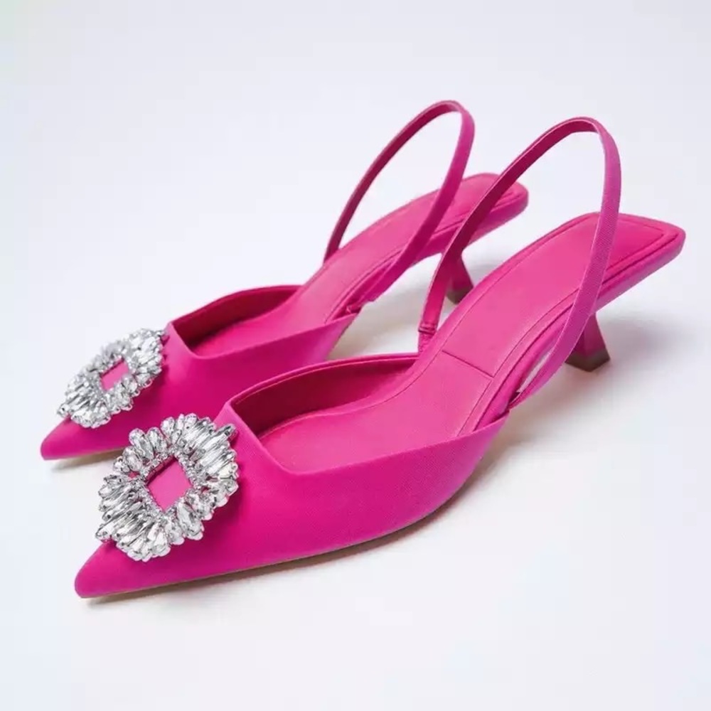 Hot pink heels